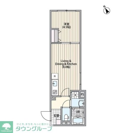 エルファーロ三軒茶屋VIの物件間取画像